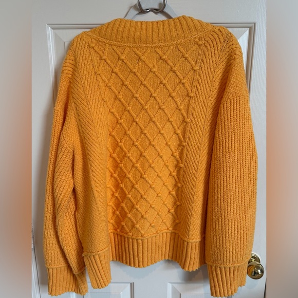 Anthropologie Maeve “Tilly” sweater. Size XL. Mandarin orange color. Very GUC - Picture 5 of 7